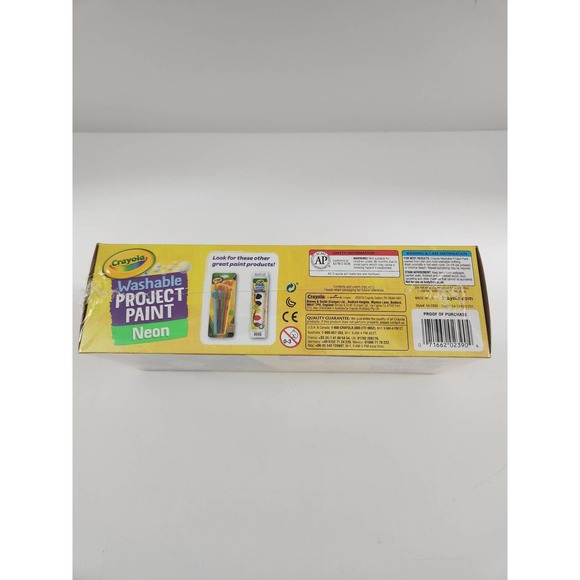 Crayola - Neon Washable Project Paint (1 10pk) - Picture 4 of 12